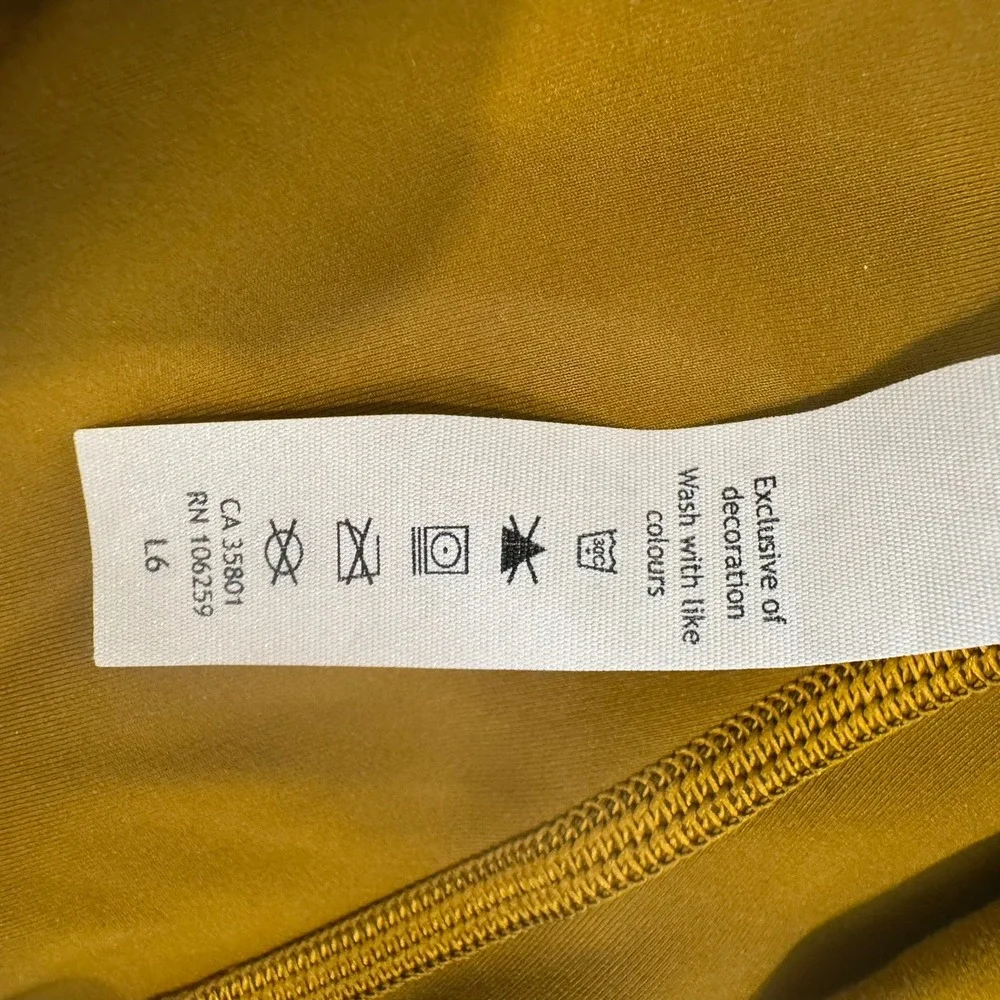Lululemon Align High-Rise Pant 25 Gold Mustard Yellow Leggings Size 18